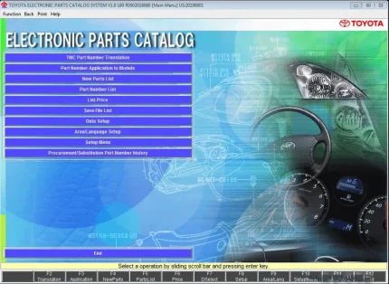 Toyota EPC 01 2025 V1.0 L60 R050